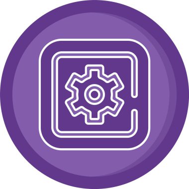 Vektör ayarı Simge illüstrasyonu