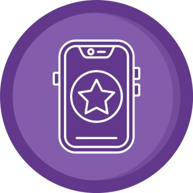 Kişisel ve ticari kullanım için vektör mobil simgesi...