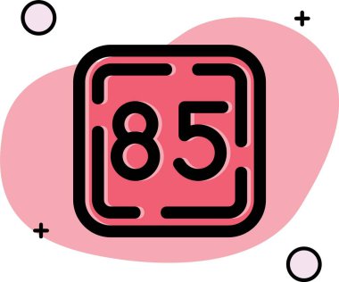 Vektör 6-7 simge tasarımı