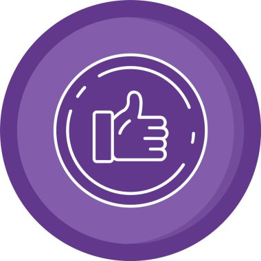 Modern simgenin vektör illüstrasyonu