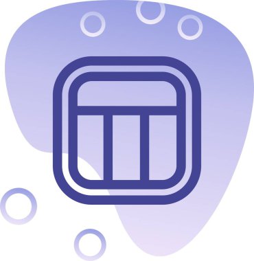 Benzersiz hava balonu vektör simgesi