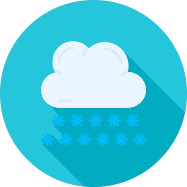 Bulut simgesi vektör illüstrasyonu