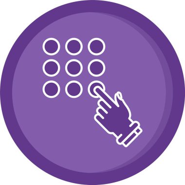 Güzel el ele tutuşan kabartma vektör simgesi