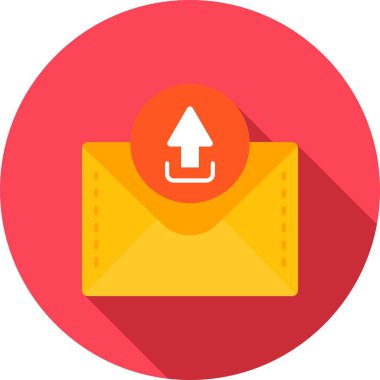 e-posta zarfı simgesi düz biçimli