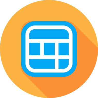 Vektör Takvim Simgesi, vektör illüstrasyonu