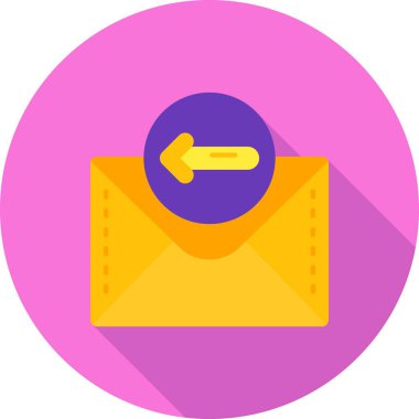 Zarf. Web simgesi basit illüstrasyon