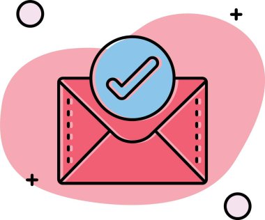 E- posta simgesi tasarım vektörü