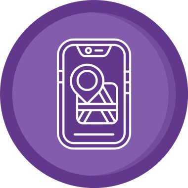 Vektör Mobil simge illüstrasyonu