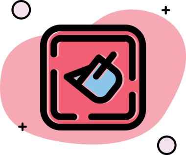 Vektör evrensel simgesi Trendy bakmak.