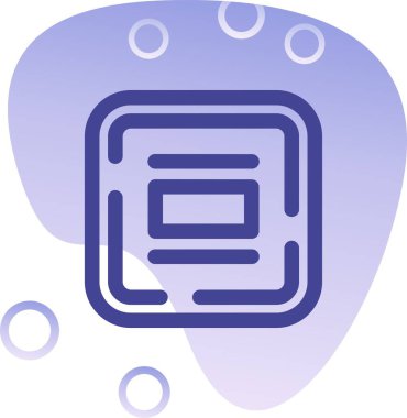 Benzersiz ağ ikonu vektör illüstrasyonu