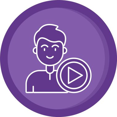 Mikrofonlu genç adam.