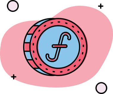 Dolar simgesi vektör illüstrasyonu