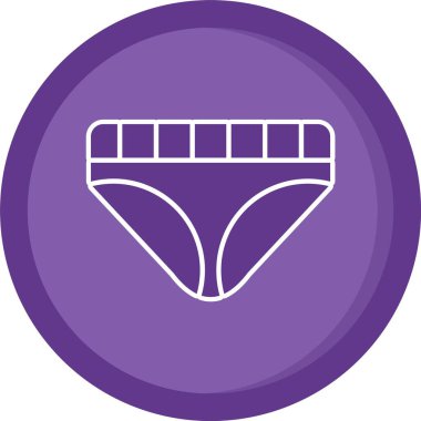 güzel iç çamaşırı vektör simgesi