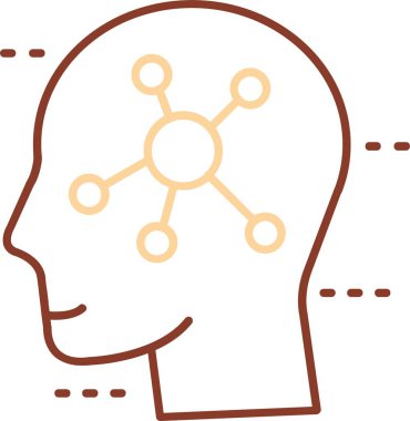 Bağlı olan insan beyni