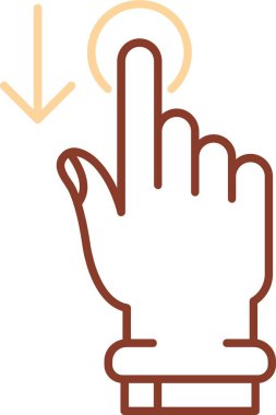 El jest simgesi, anahat stili