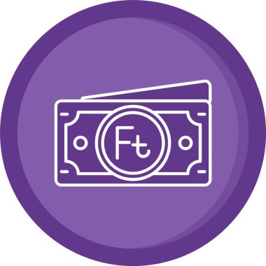 Dolar. Web simgesi basit illüstrasyon