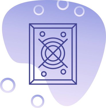 Eşsiz pusula vektör simgesi