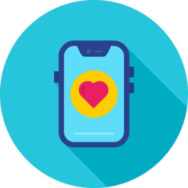 akıllı telefon simgesi vektör illüstrasyonu