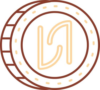 Ahşap varil simgesinin vektör çizimi