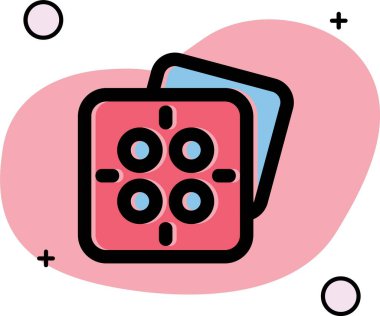 oyun simgesi vektör çizimi