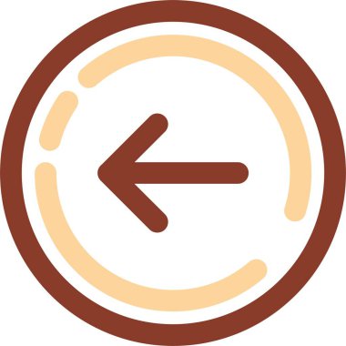 Ok. Web simgesi basit illüstrasyon