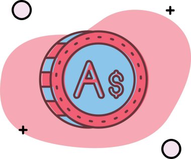 para ve dolar simgesi tasarımı