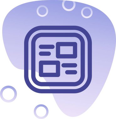 Benzersiz denizanası çizgisi vektör simgesi