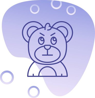 Sevimli oyuncak ayı simgesi