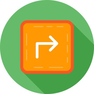 Projeniz için doğru yön ok simgesi