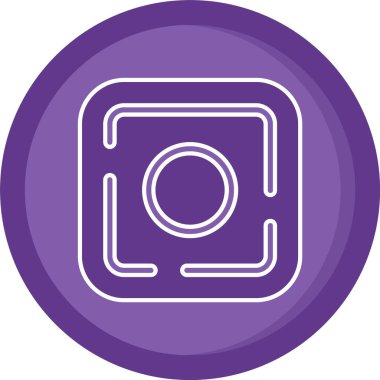 Vektör evrensel simgesi Trendy bakmak.