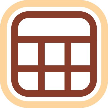 çubuk simgesi vektör illüstrasyonu