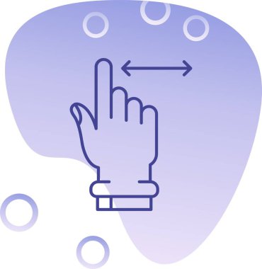 parmak sağ tarafı gösteriyor.