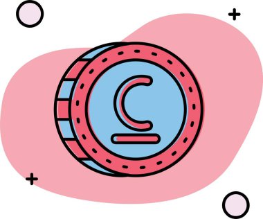 Şeker ikonu vektör illüstrasyonu