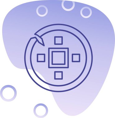 seo modern simgesinin vektör illüstrasyonu