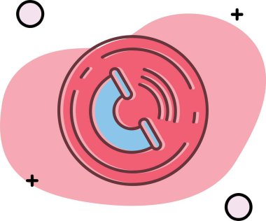 hedef simge vektör illüstrasyonu