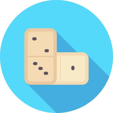 Dice oyun vektör simgesi