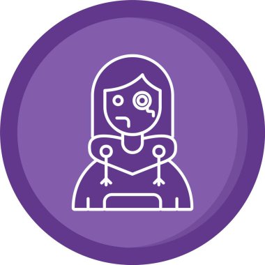 Atkısı ve maskesi olan güzel bir kadın.