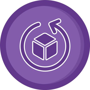 vektör dağıtım kutusu ico, vektör illüstrasyonu