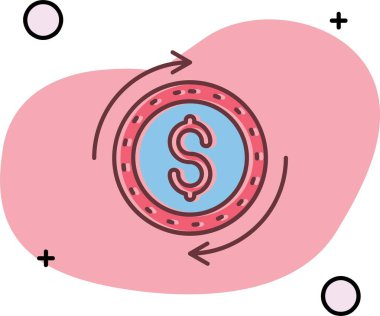 Dolar, dolar simgesi, vektör