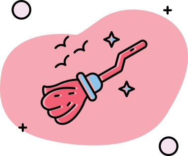 Tatlı bir kızın vektör çizimi