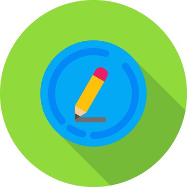 kalem vektör simgesi, basit biçim