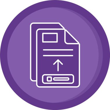 Eşsiz Yazıcı Vektör Kabartma Simgesi