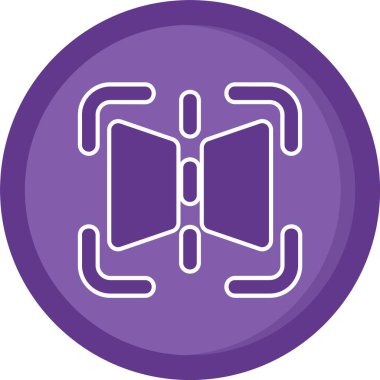 Güzel Açık Kitap Kabartma Vektörü Simgesi