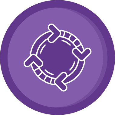 seo modern simgesinin vektör illüstrasyonu