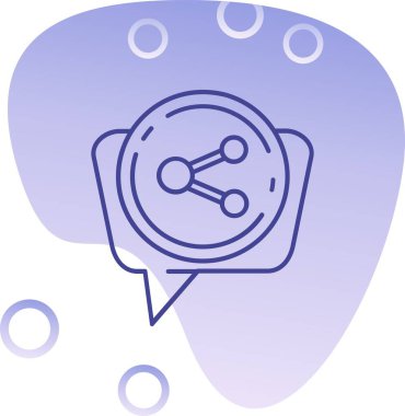 ağ paylaşım simgesi çizimi