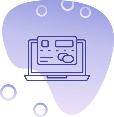 Web simgesi, vektör illüstrasyonu, İnternet