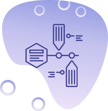 Beyin ve dişli vektör simgesi