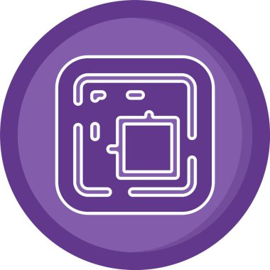 Modern b 'nin vektör illüstrasyonu eksik simgesi