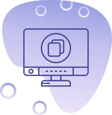 Bilgisayar faresi simgesi. Vektör illüstrasyonu