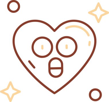 Emoji simge tasarım vektörü